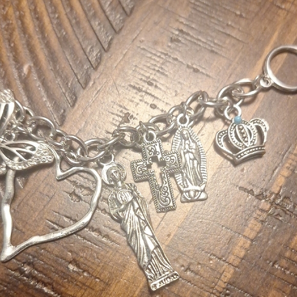 Silver Charm Bracelet - Picture 3 of 6